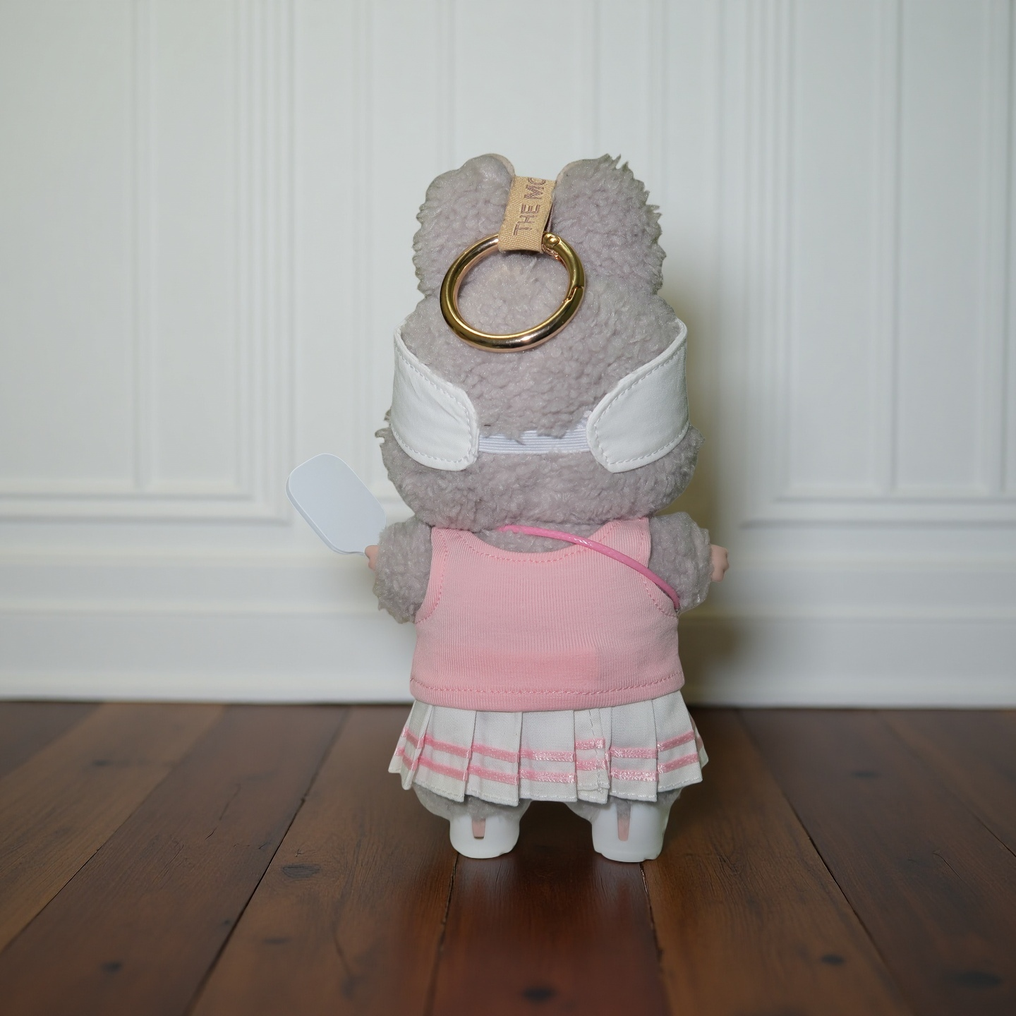 Labubu Doll Clothes 6-Piece Set Pink Vest Skirt Shoes Hat Pickleball for Macaron High-Energy