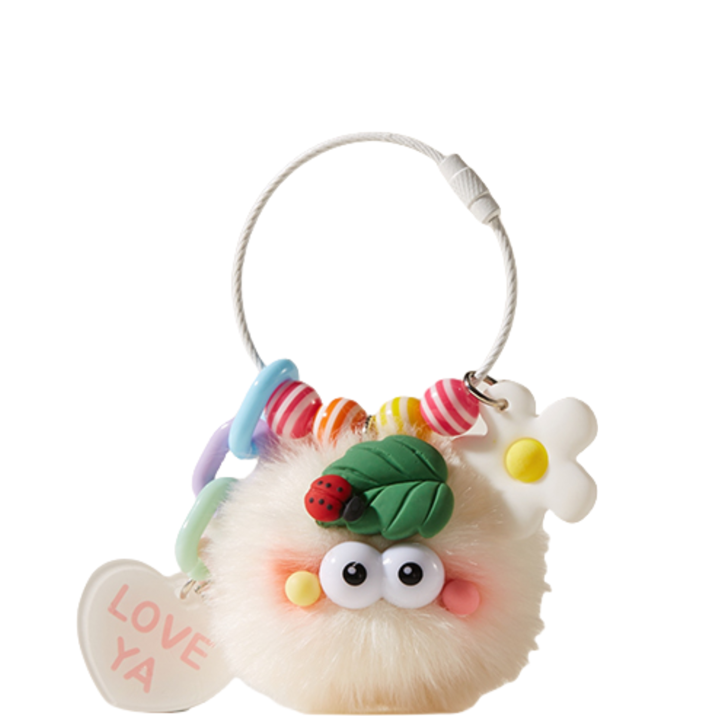 Cute Furry Bag Charm | Fluffy Monster Keychains