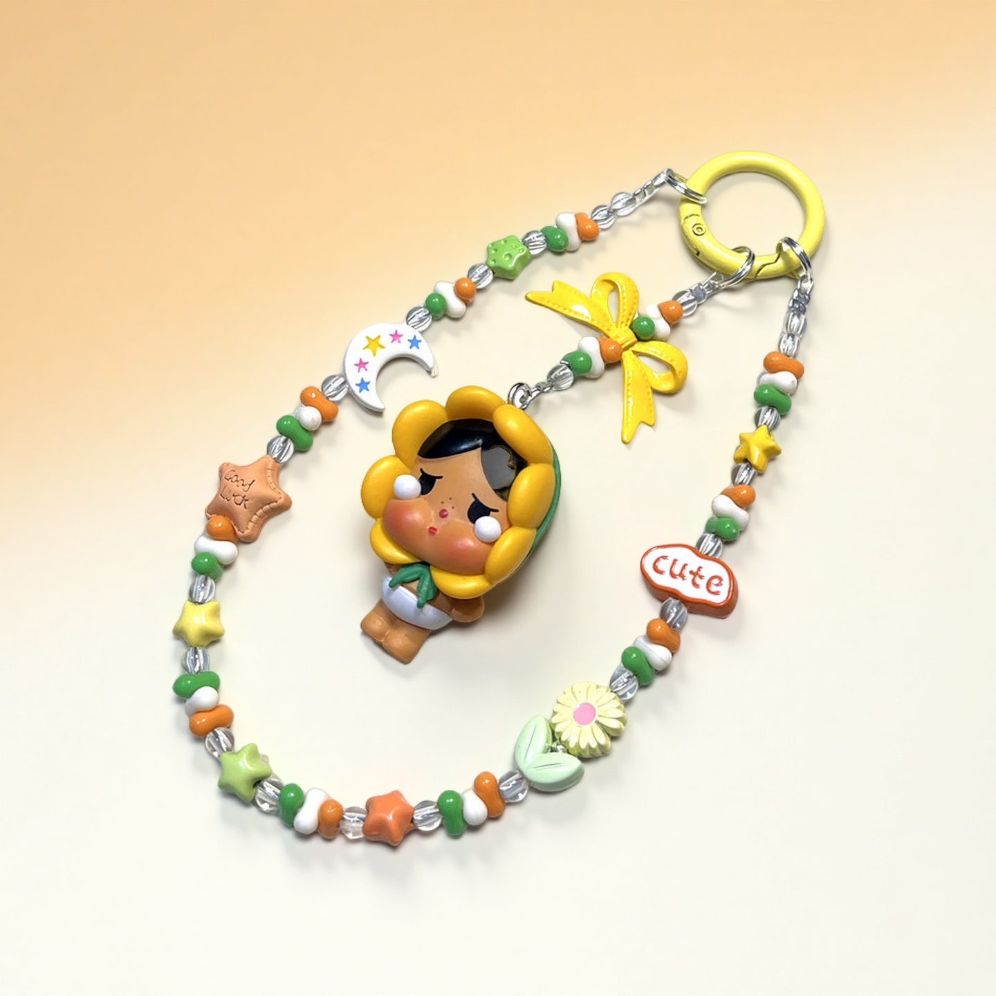DIY Pop Bean Crybaby Doll Charm – Unique Phone & Bag Accessory for Collectors