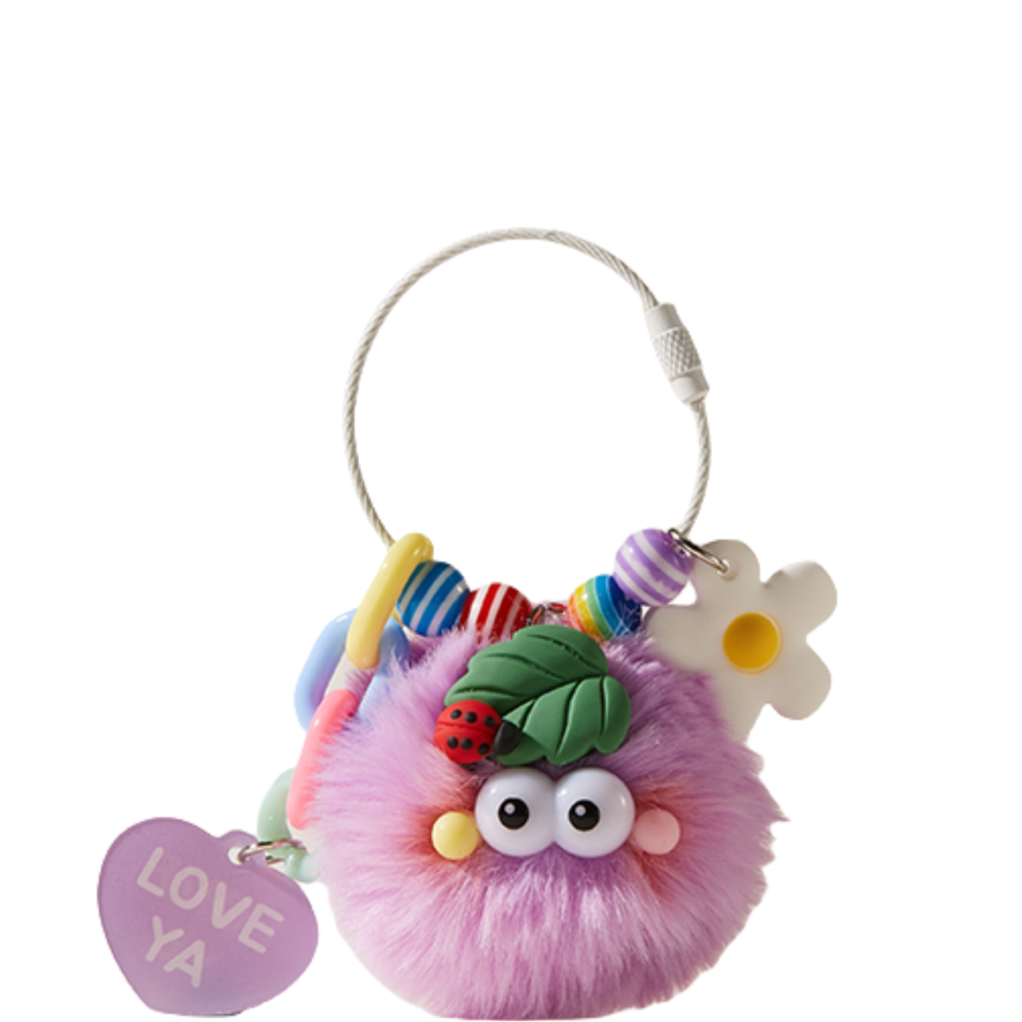 Cute Furry Bag Charm | Fluffy Monster Keychains