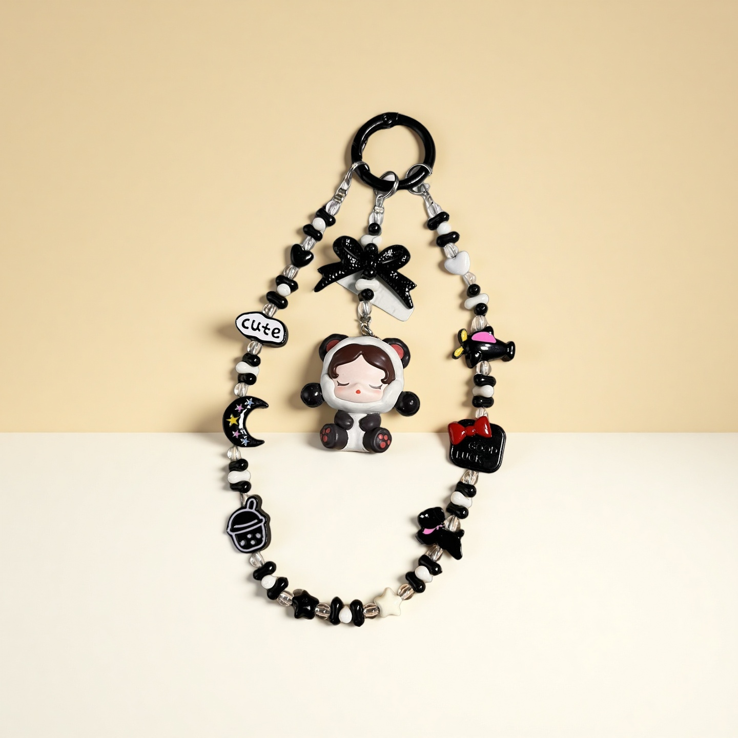 DIY Pop Bean Crybaby Doll Charm – Unique Phone & Bag Accessory for Collectors