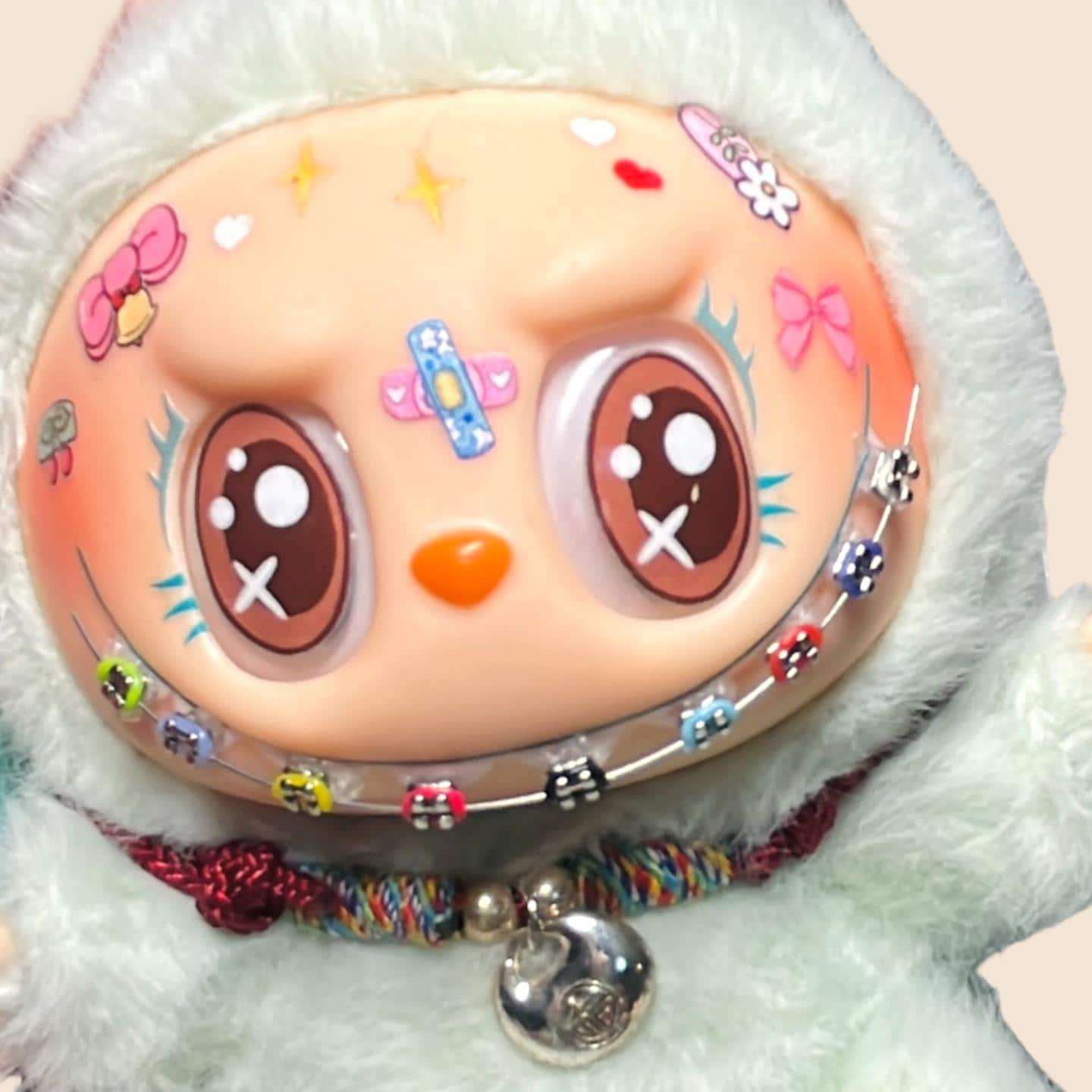Dolls Braces Accessories DIY | Handmade Fake Braces for 15cm 17cm 38cm l Labubu Doll | Steel Tooth Decoration for Labubu Teeth Cosplay