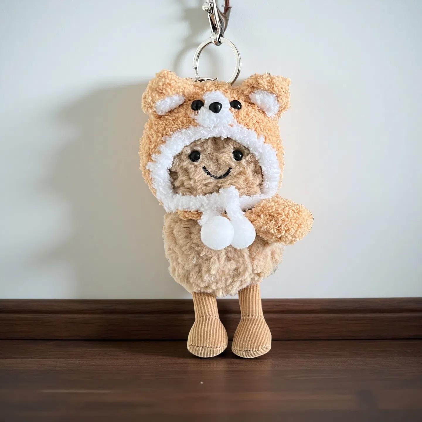 Peanut Keychain Accessories | Jellycat Amuseable Cute Mini Doll Clothes, Glasses, Hats, Bags, Canvas & Leather Shoes