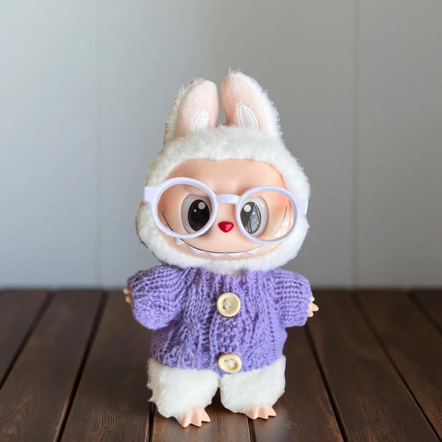 Kawaii 17cm Labubu Doll Clothes – Outfits for Labubu Gen 1 Gen 2 | Handmade Sweaters, Hats & Costumes for 7 inch Dolls accessories