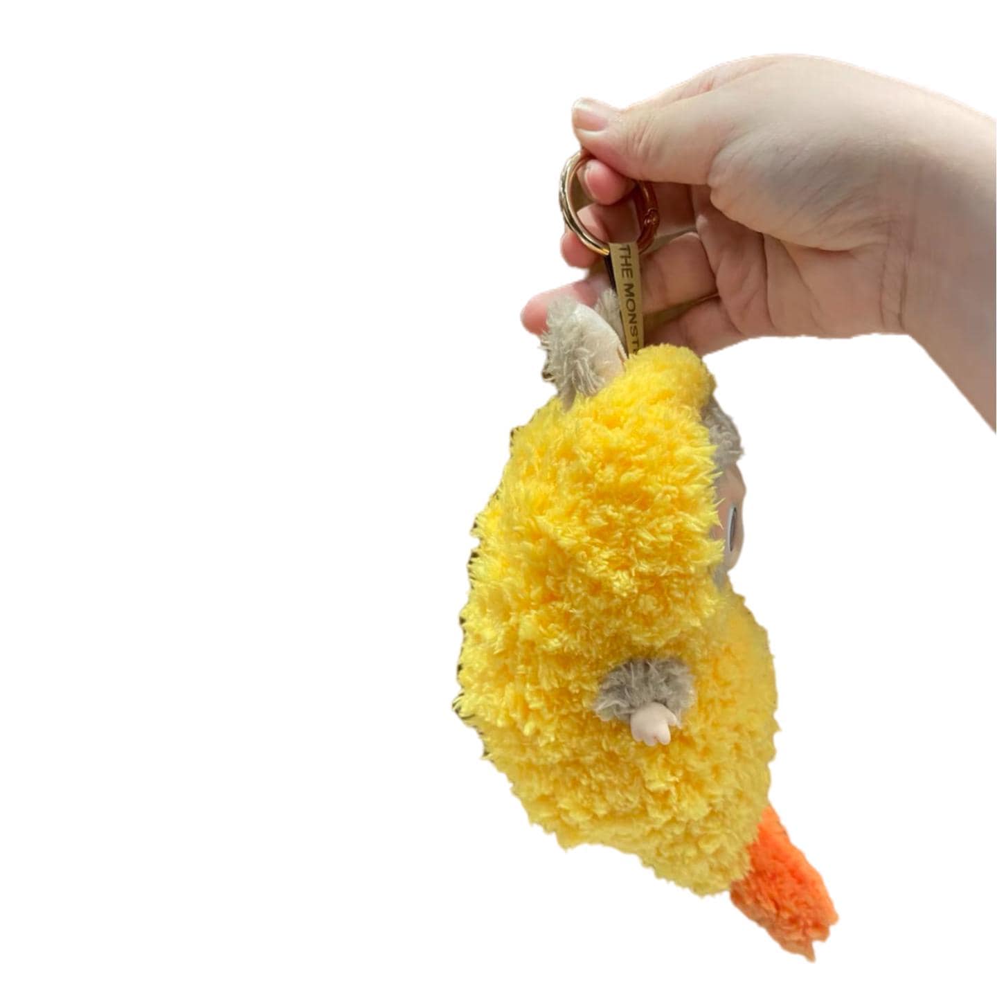 Fried Shrimp Costume for 17cm Labubu – Handmade Japanese Food Outfit for Pop Mart Labubu Gen 1 – 2 Cute Hanging Plush Cosplay Clothes