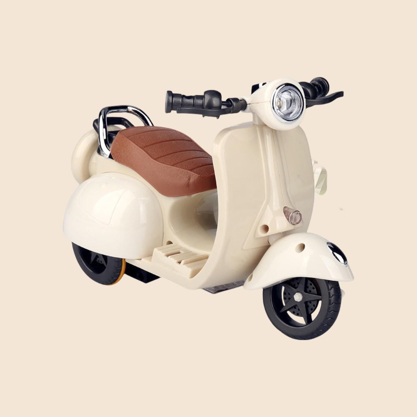 Mini Scooter Prop for 17cm Labubu – Retro Vespa-Style Doll Accessory | Fits Macaron / Heartbeat / Plush Labubu