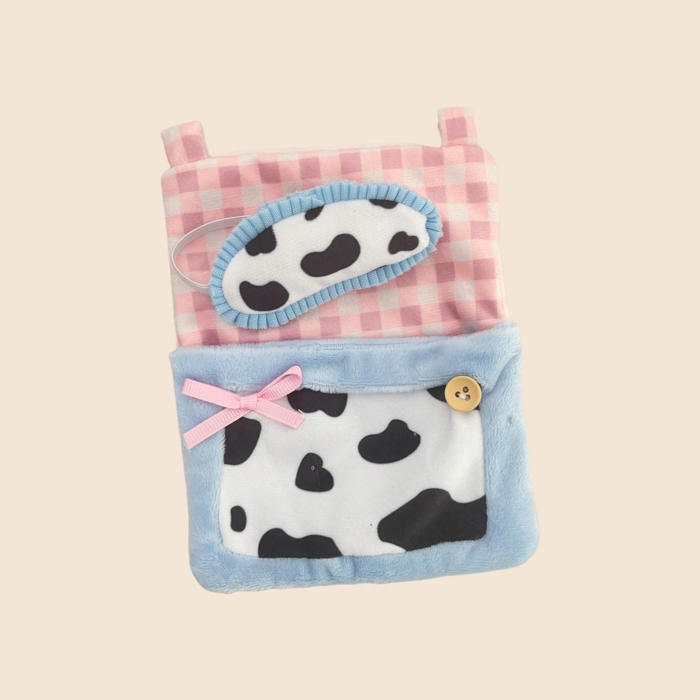 Sleeping Bag Set for 17cm Labubu – Cute Doll Bedding & Plush Sleep Sack | Fits POPMART Labubu / Mini Playset for Bedtime Cosplay