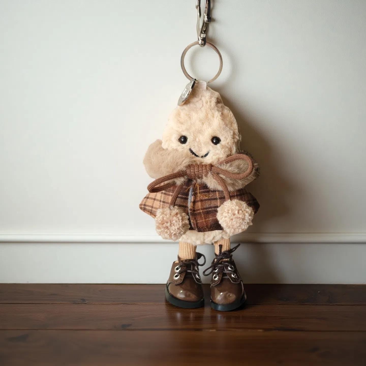 Peanut Keychain Accessories | Jellycat Amuseable Cute Mini Doll Clothes, Glasses, Hats, Bags, Canvas & Leather Shoes