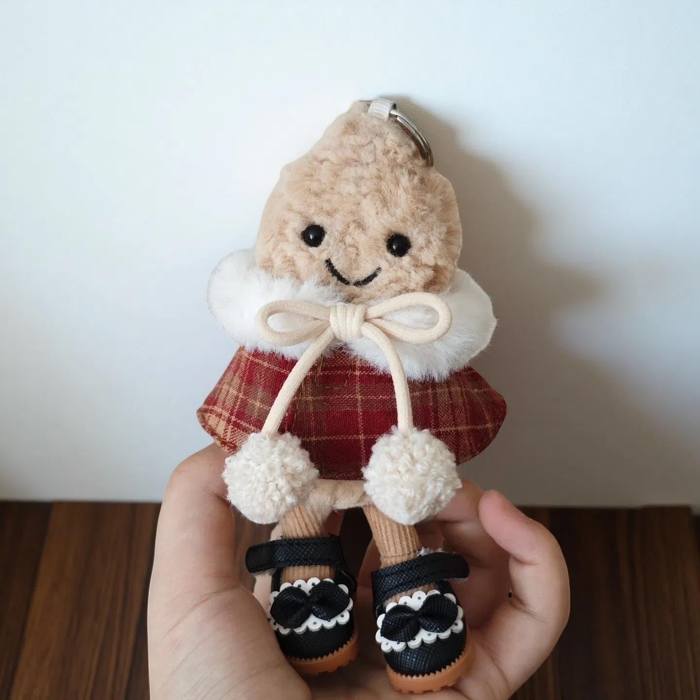 Peanut Keychain Accessories | Jellycat Amuseable Cute Mini Doll Clothes, Glasses, Hats, Bags, Canvas & Leather Shoes