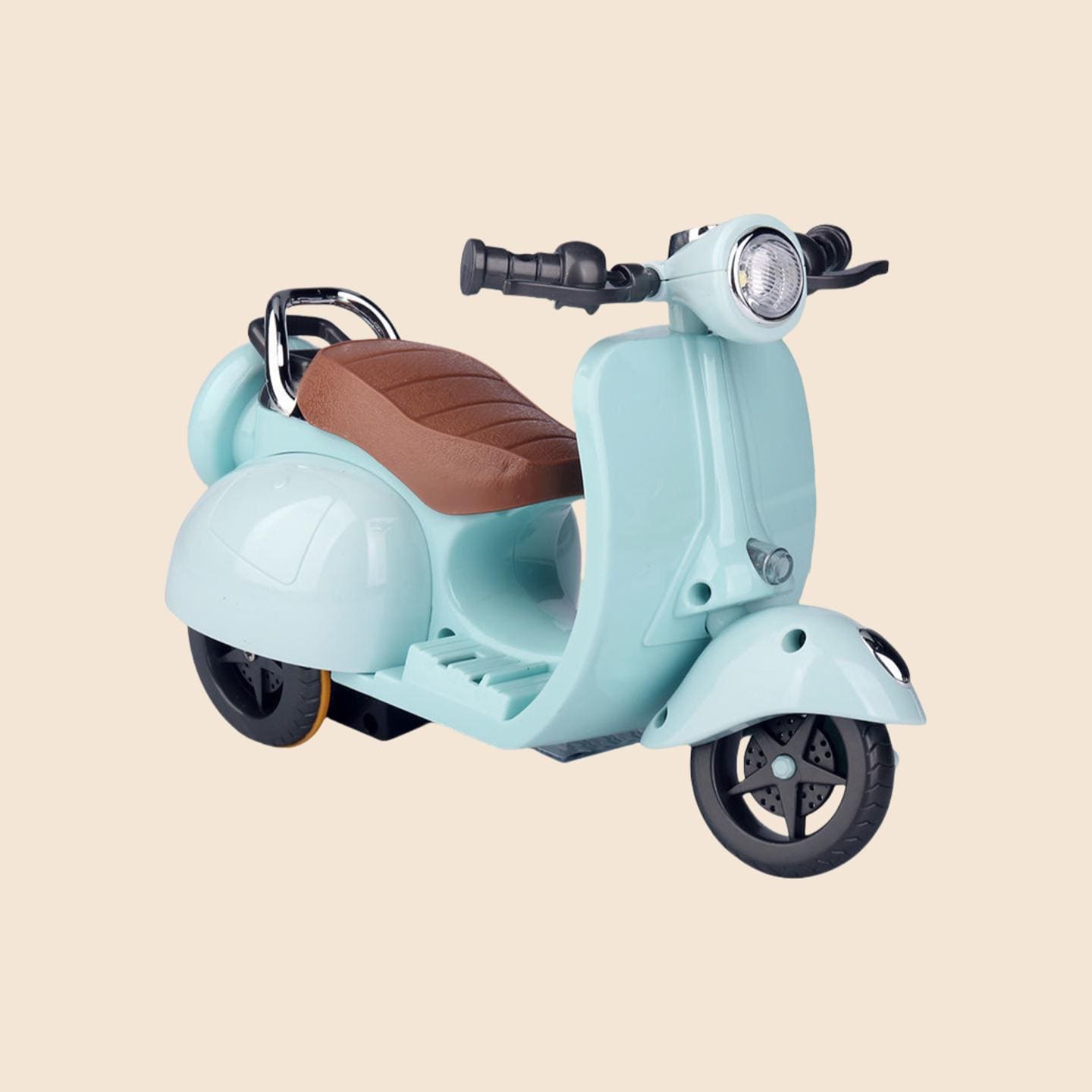 Mini Scooter Prop for 17cm Labubu – Retro Vespa-Style Doll Accessory | Fits Macaron / Heartbeat / Plush Labubu