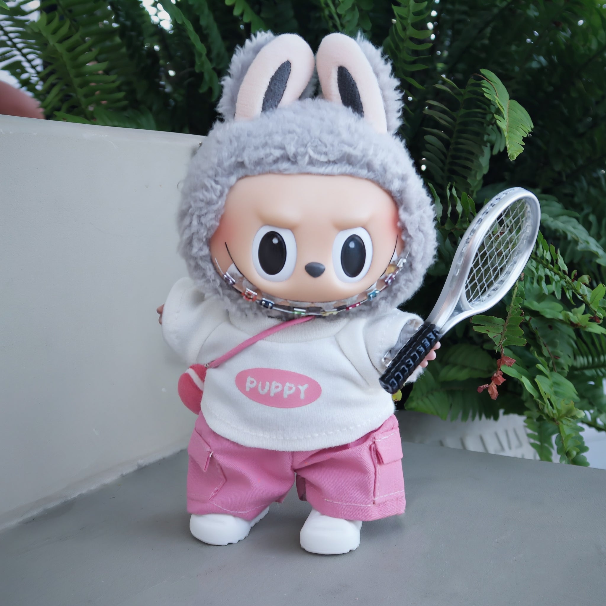 Labubu 17cm Tennis Outfit – Sporty Doll Clothes Set for Popmart Gen 1 & 2