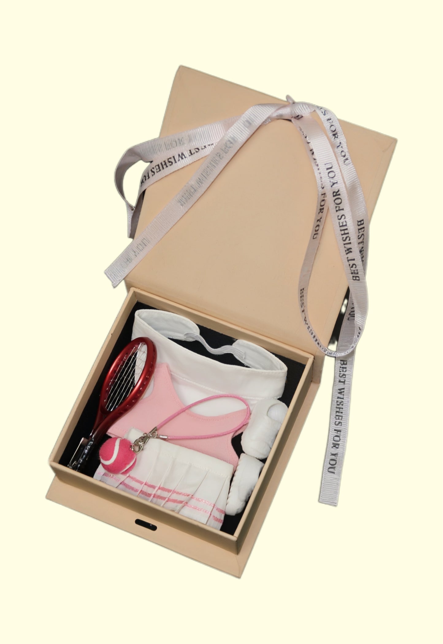 Labubu 17cm Tennis Outfit 6-Piece Set | Sporty Doll Clothes for Pop Mart Collectibles
