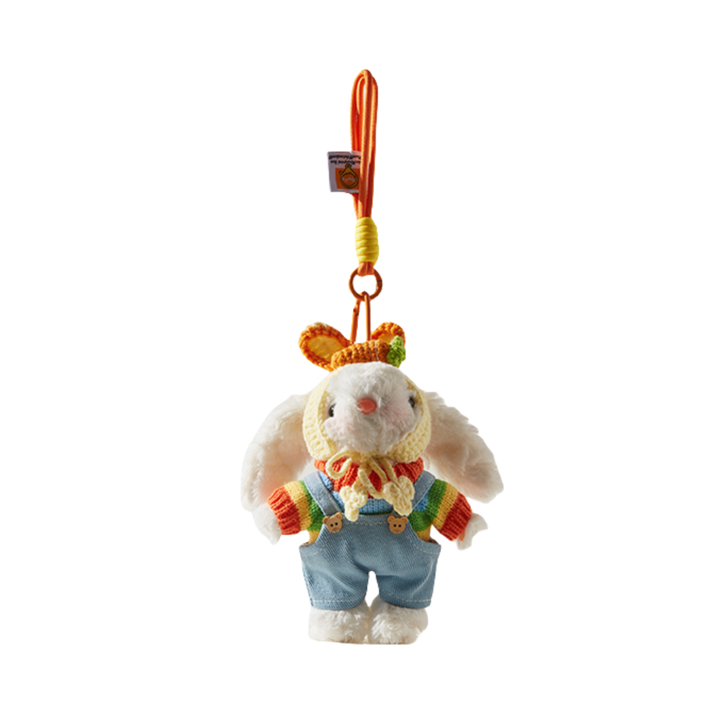 Furry Bag Charm Keychain – Cute Bunny Accessory Gift