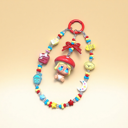 DIY Pop Bean Crybaby Doll Charm – Unique Phone & Bag Accessory for Collectors