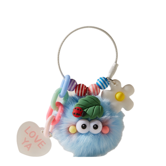 Cute Furry Bag Charm | Fluffy Monster Keychains