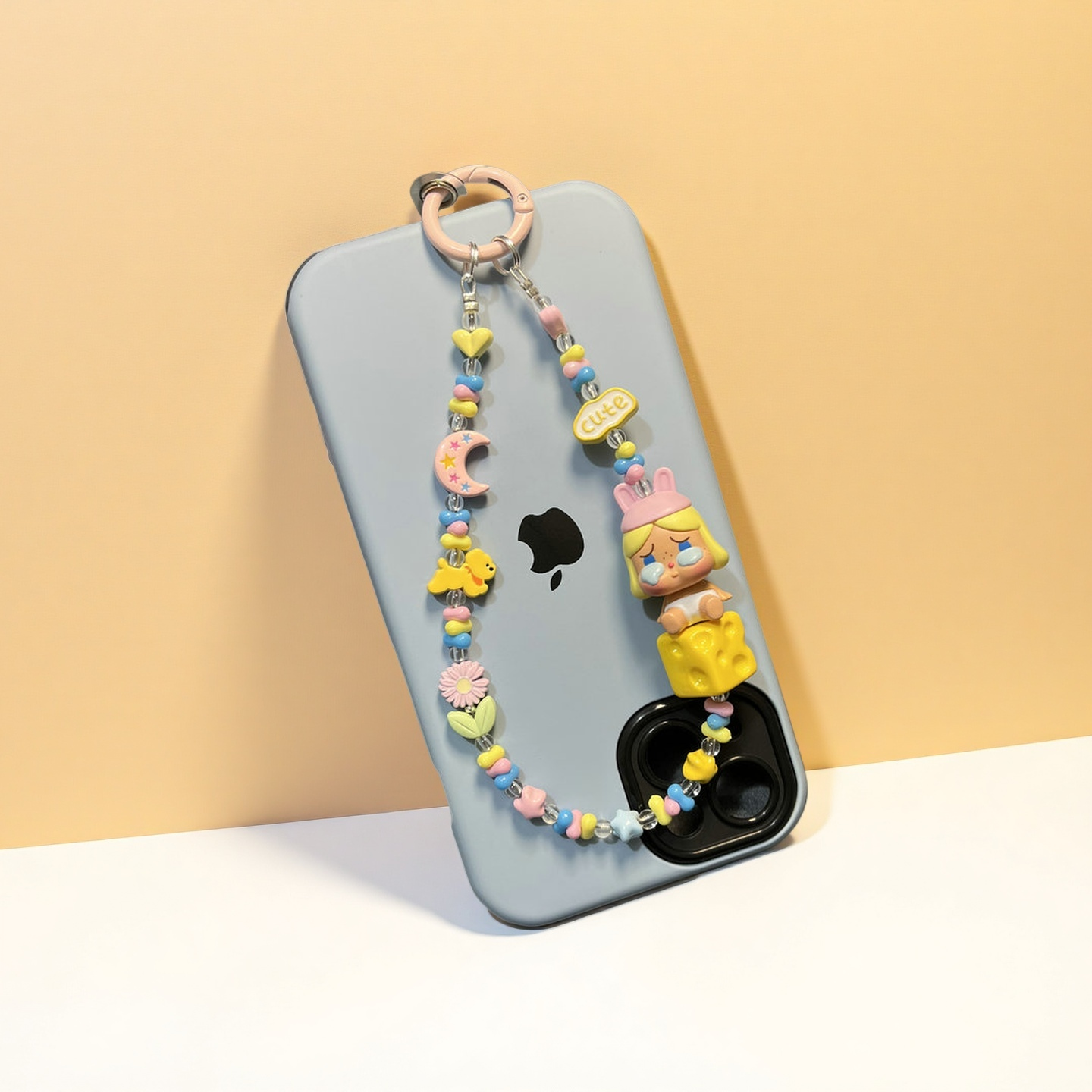 DIY Pop Bean Crybaby Doll Charm – Unique Phone & Bag Accessory for Collectors