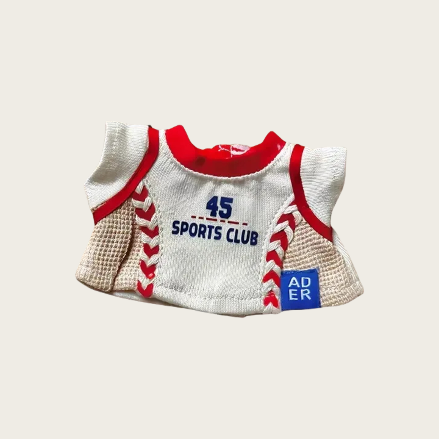 Labubu Baseball Outfit – 17cm Sports Club Uniform with Hat for Sitting & Keychain Dolls