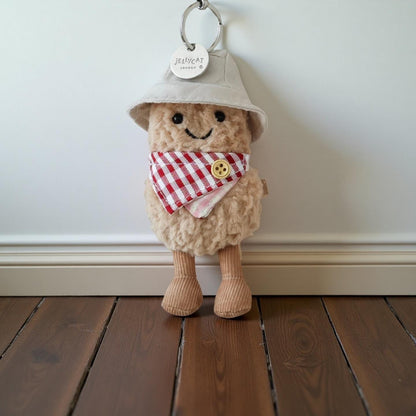 Peanut Keychain Accessories | Jellycat Amuseable Cute Mini Doll Clothes, Glasses, Hats, Bags, Canvas & Leather Shoes