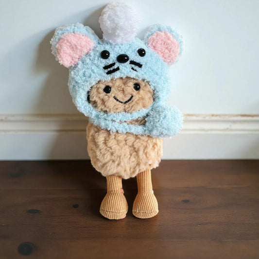 Jellycat Amuseable Peanut Keychain Accessories | Cute Mini Doll Clothes, Glasses, Hats, Bags, Canvas & Leather Shoes