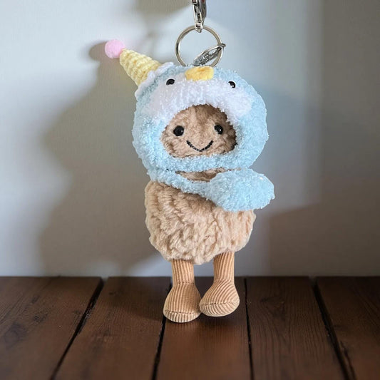 Peanut Keychain Accessories | Jellycat Amuseable Cute Mini Doll Clothes, Glasses, Hats, Bags, Canvas & Leather Shoes